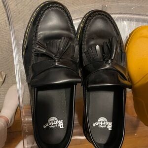 Dr. Martens Black Tassel Loafers